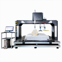 Testeur de durabilité des matelas en tambour hexagonal ASTM F1566, machine d'essai à rouleaux
