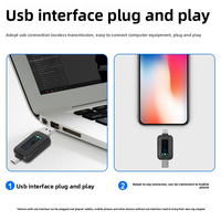 Micrófono WX8 Tipo-C para Teléfono, Micrófono USB Plug and Play para Grabación en PC, Micrófonos Inalámbricos Portátiles para Smartphones