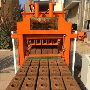 Günstiger Preis HBY5-10 chinesische voll automatische Fertiger Ton Inter lock Ziegel Block Herstellung Maschine Produktions linie Werk in Malaysia Uganda - Product Image 1