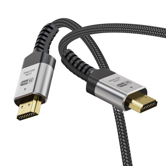 8K Ultra High Speed for HDMI 2.1 Cable 48Gbps PVC Video Cable for Monitor TV Box Splitter Switcher Projector Microphone DVD