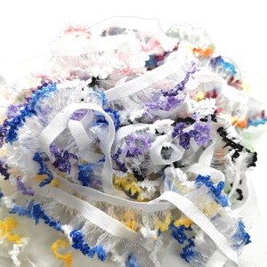 Encaje Elástico Plisado 0203/15 (Mezcla <span class=keywords><strong>de</strong></span> Nailon y Algodón, Estilo Japonés) para Coser Ropa <span class=keywords><strong>de</strong></span> Muñecas, Lazos para el Cabello, Textiles para el Hogar, Juguetes <span class=keywords><strong>de</strong></span> Muñecas - Product Image 6
