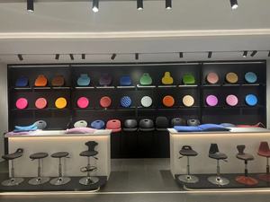 Ghế lăn tròn bằng da PU màu đen có đệm chân, xoay điều chỉnh độ cao, ghế spa, ghế vẽ, ghế salon, ghế xăm hình, ghế văn phòng, ghế quầy bar, ghế massage - Product Image 5