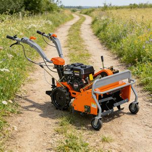 Máquina de Labranza Agrícola de Gasolina de 12 HP y 190F, 4 Tiempos, Alta Productividad, Diseño de Montaje Lateral, Ruedas Estables, Apta para Campos de Golf - Product Image 1