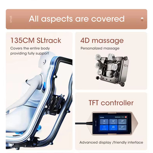 GUOHENG Modern Luxury <b>Zero</b> <b>Gravity</b> Shiatsu Heating Full Body Massage <b>Chair</b> - Product Image 4