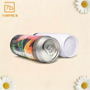 Boîte en étain ronde personnalisée avec couvercle pour serviettes compressées et vêtements à séchage rapide - Product Image 4