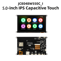 Carte de développement ESP32S3 avec écran LCD tactile capacitif IPS HD 800*480 de 5 pouces, 8 Mo de PSRAM, 16 Mo de FLASH, WIFI et BT pour Arduino LVGL