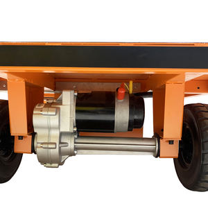 รถเข็นสแตนเลสพับได้4ล้อระบบไฟฟ้าแบบมือถือ113น้ำหนัก500กก. สำหรับการขนส่งทางไปรษณีย์ในคลังสินค้า - Product Image 6