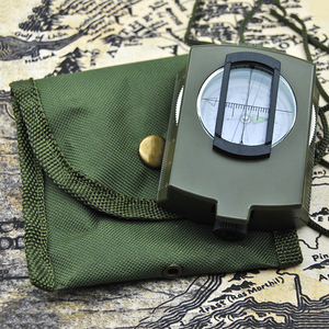 Brújula de navegación náutica multifuncional, pantalla de esfera de puntero Lensatic prismático de tamaño de bolsillo para senderismo, Camping, geológico - Product Image 5
