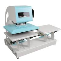 Presse à Chaud de Sublimation 3-en-1 Automatique à Double Station 23x30cm pour Personnalisation de T-shirts, Casquettes et Tasses