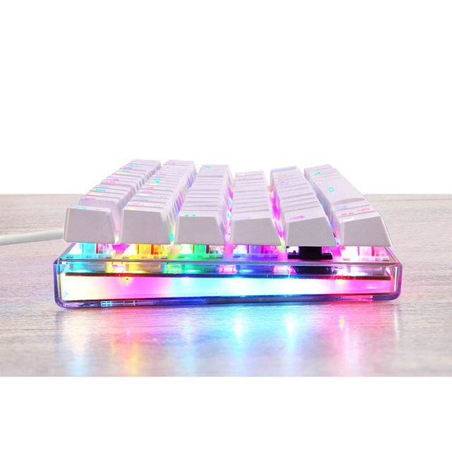 Factory customization Mechanical Gaming Office Keyboard 87 Keys Double Injection Keycap Wired Keyboard with RGB Light