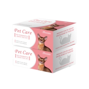 Feline FIV AB/FeLV AG Felino test de SIDA y leucemia gato Combo Rapid Test kit Gatos - Product Image 1