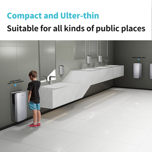 Sèche-mains à jet ultra-compact à double fixation murale haute vitesse Ak2065 – Prix usine - Product Image 3