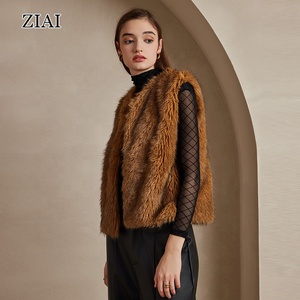 Abrigo de piel sintética Mujer <span class=keywords><strong>Chaleco</strong></span> de <span class=keywords><strong>pelo</strong></span> de mapache <span class=keywords><strong>Pelo</strong></span> artificial Abrigo de <span class=keywords><strong>pelo</strong></span> <span class=keywords><strong>largo</strong></span> <span class=keywords><strong>Chaleco</strong></span> de piel Chalecos - Product Image 5