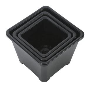 Maceta Duradera de Plástico Negro Clásico para Bonsái, Maceta para Plantas de Vivero con Orificio de Drenaje, Maceta Cuadrada para Plantas Suculentas de Jardín - Product Image 4