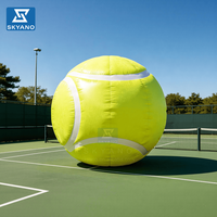 Balle de tennis gonflable géante, modèle gonflable pour événements sportifs, modèle publicitaire gonflable