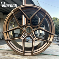 Jantes forgées Viorock, nouveau design concave noir/argent/bronze, 40 mm ET, PCD 5x112/114.3/139.7 pour F80 M3/F82 M4 20X9/11