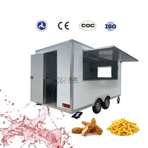 Fast Food Truck Mobile Horse Trailer Cocktail Mobile Bar Camp Carriage Food Vending Consesssion Trailer For Sale