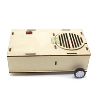 Kit de robot de nettoyage électronique en bois à monter soi-même OKYN-G5527 pour l'éducation STEM