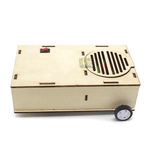 OKYN-G5527 Wooden <b>DIY</b> Electronic Sweeping Robot <b>Kit</b> for STEM Education - Product Image 1