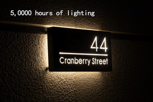 12V năng lượng mặt trời LED nhà số ánh sáng cá nhân chiếu sáng địa chỉ mảng bám cho ngôi nhà cho ngôi nhà nóng lên Quà Tặng bệnh viện quảng cáo - Product Image 2