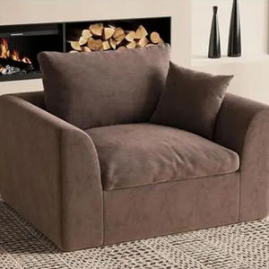 Ensemble de canapés en tissu inclinables compacts - Design contemporain gain de place - Écologique - Installation facile - Product Image 1