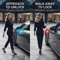 Llave Inteligente para Auto con Pantalla Táctil LCD Universal, Control Remoto sin Llave, Aplicación para Encuentrar la Llave Digital, Control para Autos con Encendido por Botón, Venta al por Mayor