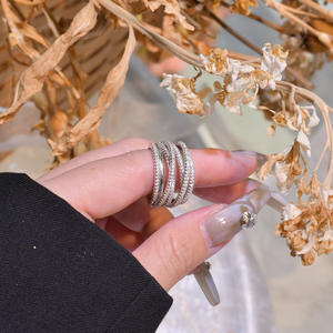 Anéis de prata 2022 aaaaa, anéis de zircônia cúbica com brilho de diamante s925, anéis de promessa de casamento para meninas - Product Image 2