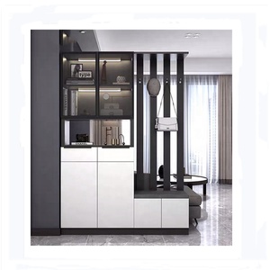 Wooden Buffet Sideboard Mini Corner Home wardrobe display shoe rack Coffee Wine Bar Cabinet