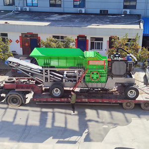 Xe tải gắn máy nghiền di động cho bê tông chất thải đá quặng 30-200tph loại Hộp búa Máy nghiền với màn hình - Product Image 6