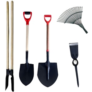 Attrezzi Manuali da Giardinaggio e Agricoltura: Vanga Robusta, Rastrello per Foglie, Attrezzo per Trapianto, Pala per Diserbo, per Piantumazione e Paesaggistica - Product Image 1