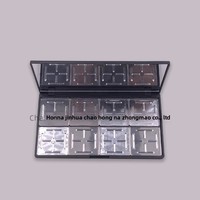 Palette de maquillage vide en aluminium personnalisée pour fards à paupières, vente directe usine
