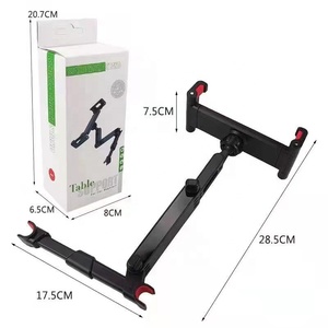 Beliebte Teleskop Metall Auto halter Cross-Border Rücksitz Rückenlehne Handy Clip Kompatibel Tablet <span class=keywords><strong>Computer</strong></span> Flexibel - Product Image 1