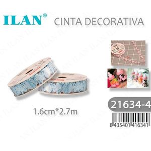 Nastro Decorativo Ilan 1.6cm x 2.7m Per Artigianato e Decorazione - Product Image 3