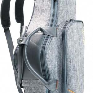 Бесплатный образец BSCI альт-саксофон рюкзак для переноски легкие индийские ремни внешний карман сумка для саксофона - Product Image 6