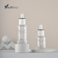 YA Wholesale – Flacons compte-gouttes en PET de 30 ml et 50 ml pour soins de la peau, avec impression sérigraphiée, pour sérum, liquides et huiles