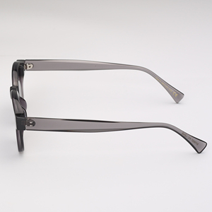 Gafas de sol redondas para mujer OEM con protección UV400 Nueva llegada Pantone Colores Marco gris - Product Image 3