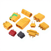 Connecteur XT60 à courant élevé 30A, fiche femelle en laiton d'origine Amass 2P, alimentation 500V IP40 pour batterie Lipo RC, drone FPV