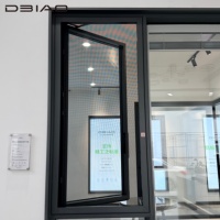 Ventana Moderna de Alto Rendimiento Insonorizada con Apertura Abatible hacia Afuera, Grosor de Hoja de 78 mm y Cara Visible Ultra Delgada de 49 mm