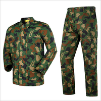 Vêtement de combat tactique camouflage respirant en polyester/coton, unisexe, pour l'extérieur, vente en gros