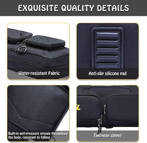 Free sample Waterproof Oxford Soft Material Snooker Pool Billiards Cue Case Thickened Shoulder Crossbody <b>Rest</b> Type Bag Custom - Product Image 4