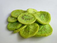 Keripik Kiwi Segar Goreng Vakum, Buah Hijau Manis Bernutrisi, Camilan Buah Kiwi dalam Kemasan