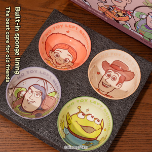 Service de vaisselle en céramique <span class=keywords><strong>Disney</strong></span>, motifs Toy Story adorables, coffret cadeau idéal pour les enfants, la maison et les cadeaux. - Product Image 3