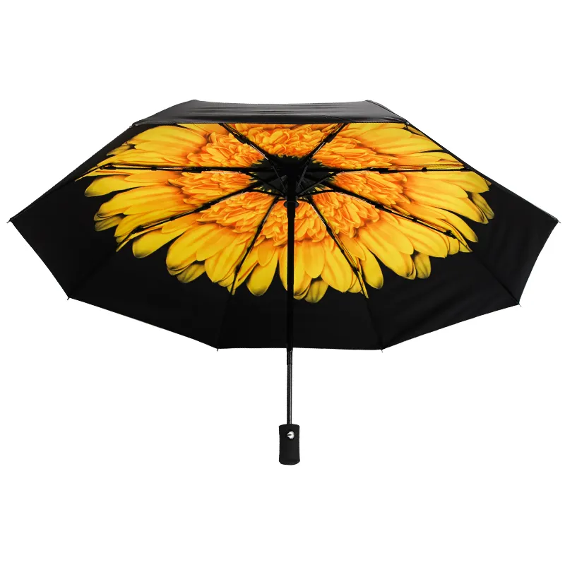 chinese manufacturers wholesale fashionable wedding sun rain automatic 3 fold umbrella for sale