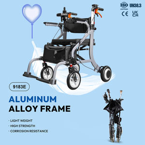 Andador Eléctrico Multifuncional <span class=keywords><strong>Rollator</strong></span> Ligero con Asistencia Eléctrica para Caminar <span class=keywords><strong>Rollator</strong></span> Plegable para Personas Mayores - Product Image 2