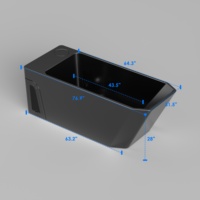 ICEGALAX 1HP Bain froid tout-en-un, design moderne, acrylique, bain froid, refroidisseur intelligent WIFI 1HP, autoportant