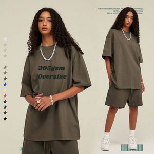 Camiseta Popular de Algodón 2026, Nueva Camiseta Lisa de Verano para Hombre, Manga Corta, Hombros Caídos - Product Image 1