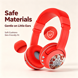 Casque Bluetooth pour enfants BuddyPhones, casque sans fil à réduction de bruit active, meilleurs casques pour les voyages et les études des enfants - Product Image 1
