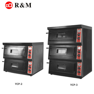 Horno para Pizza de 2 y 3 Niveles, 450, Comercial, a Gas y Eléctrico, de Piedra, Máquina para Hacer Pizza, Equipo para Pizzería y Restaurante - Product Image 5