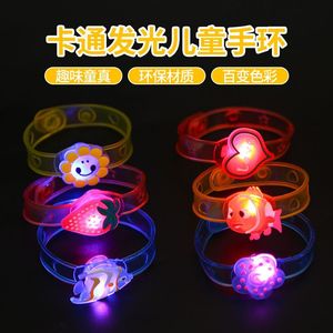 Pulseras de Dibujos Animados Luminosas, Pulseras de Plástico que Brillan en la Oscuridad para Niños de 4 a 7 Años, Juguete Unisex - Product Image 5