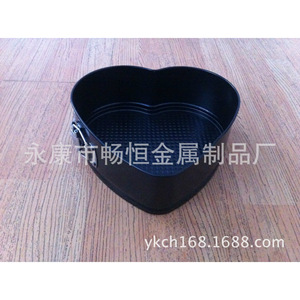 Molde para pastel con forma de corazón, de acero al carbono, apto para horno, para hacer pasteles - Product Image 5